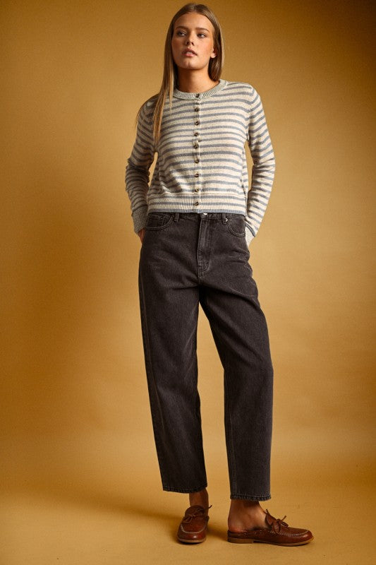 Sky Blue + Oat Sweater