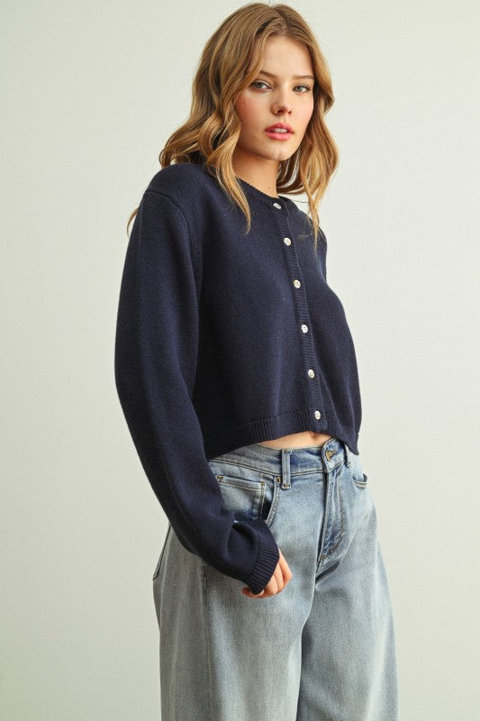 Navy Cardigan
