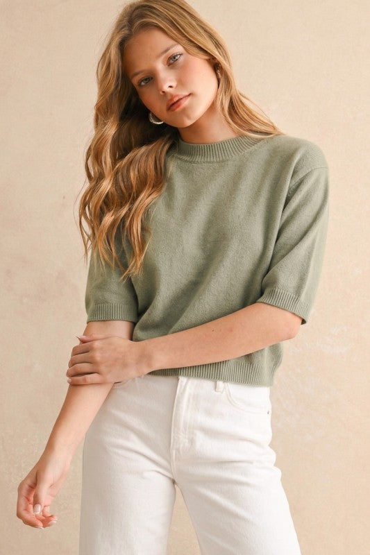 Sage Butter Top