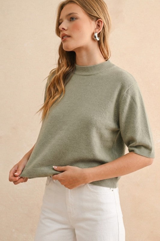 Sage Butter Top