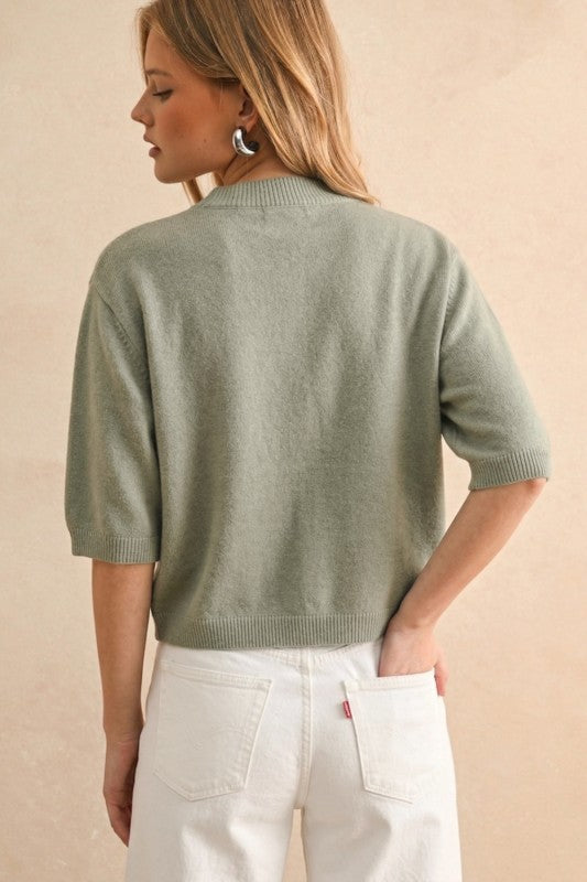 Sage Butter Top