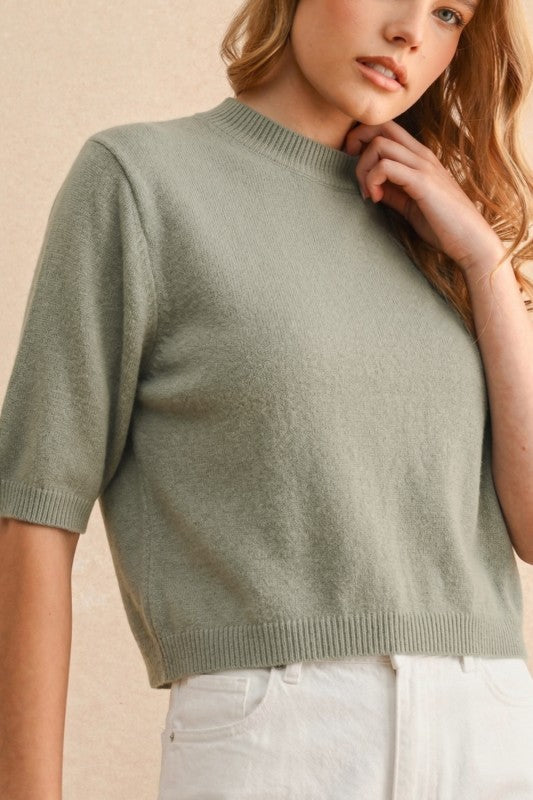 Sage Butter Top