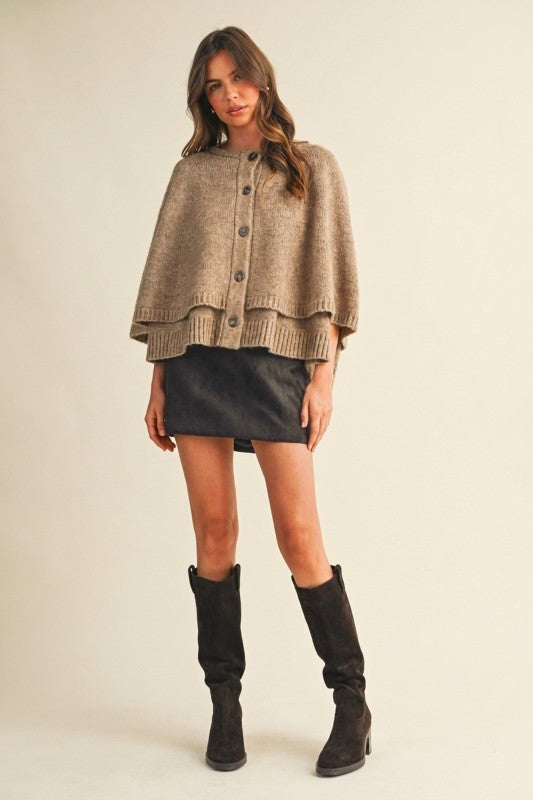 Black Fitted Suede Mini Skirt
