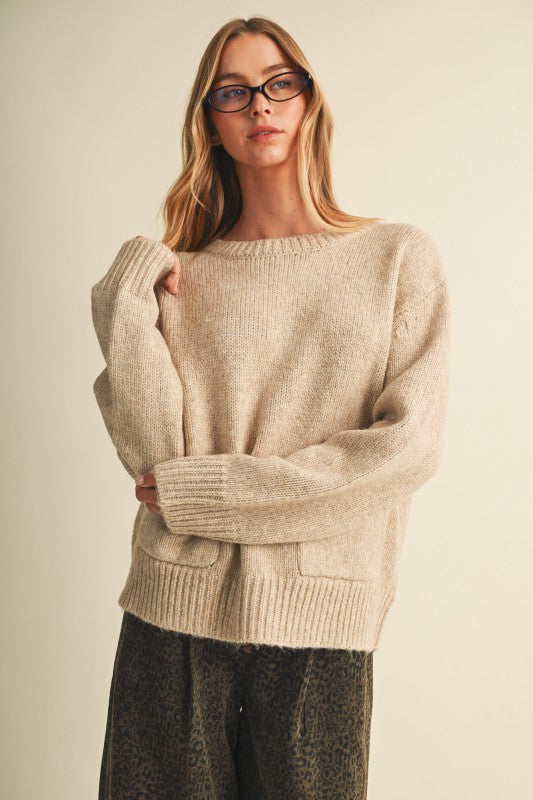 Pocket Patch Sweater Top