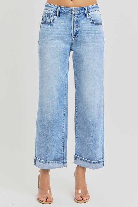 Light Wash Cuff Jean