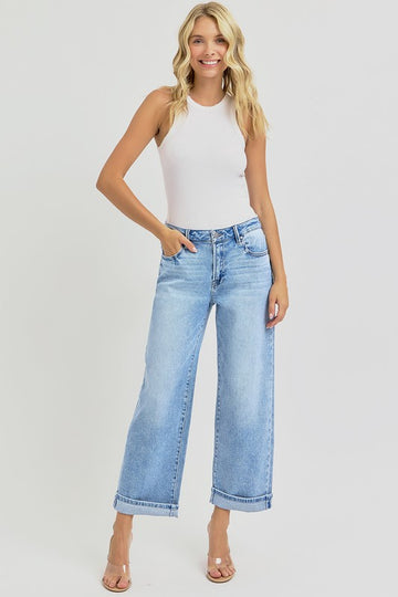 Light Wash Cuff Jean