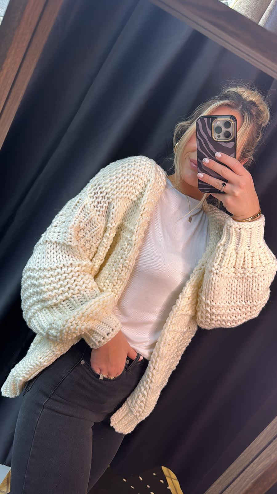 Heavy Knit Cardigan