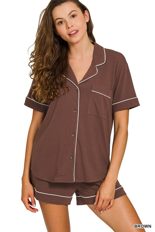 Fall PJs - brown