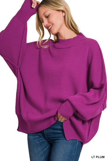 Plum Cozy Sweater