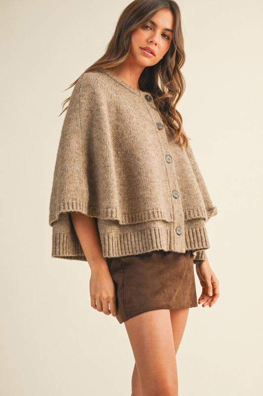 Button Tiered Top