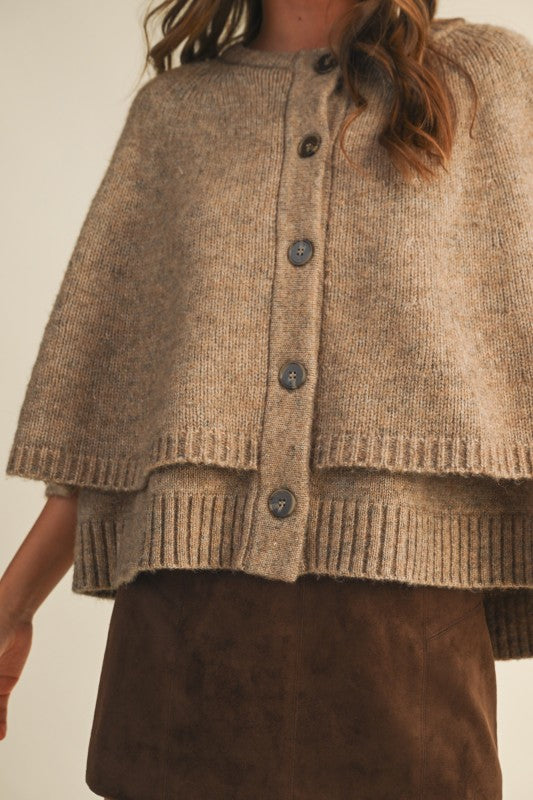Button Tiered Top