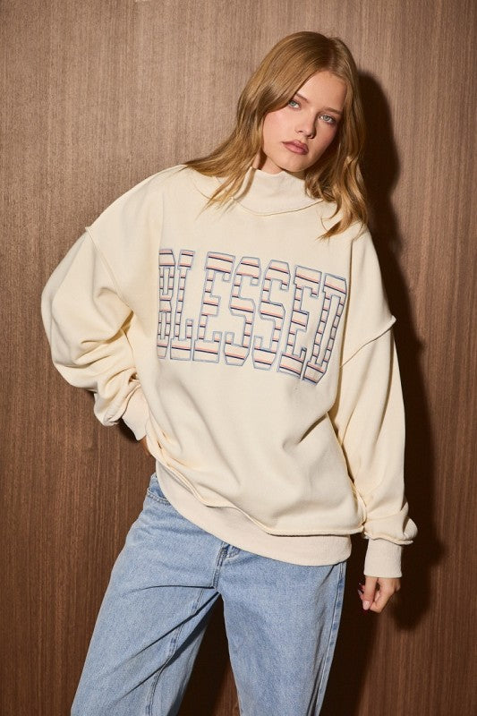 BLESSED Mockneck