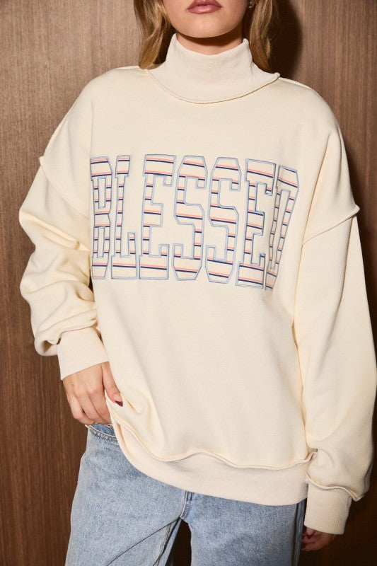 BLESSED Mockneck