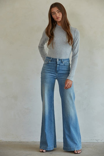 Claire Layering Long Sleeve - heather grey