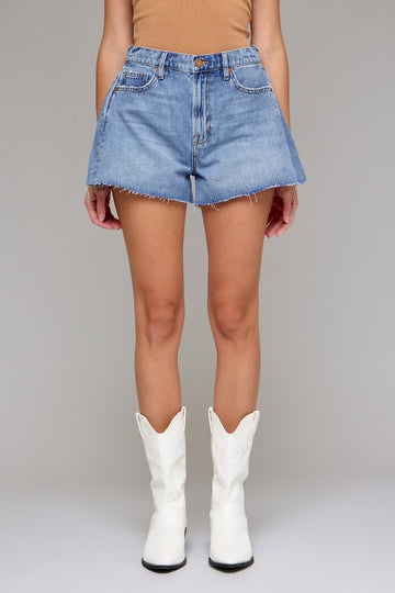 Denim Distressed Shorts