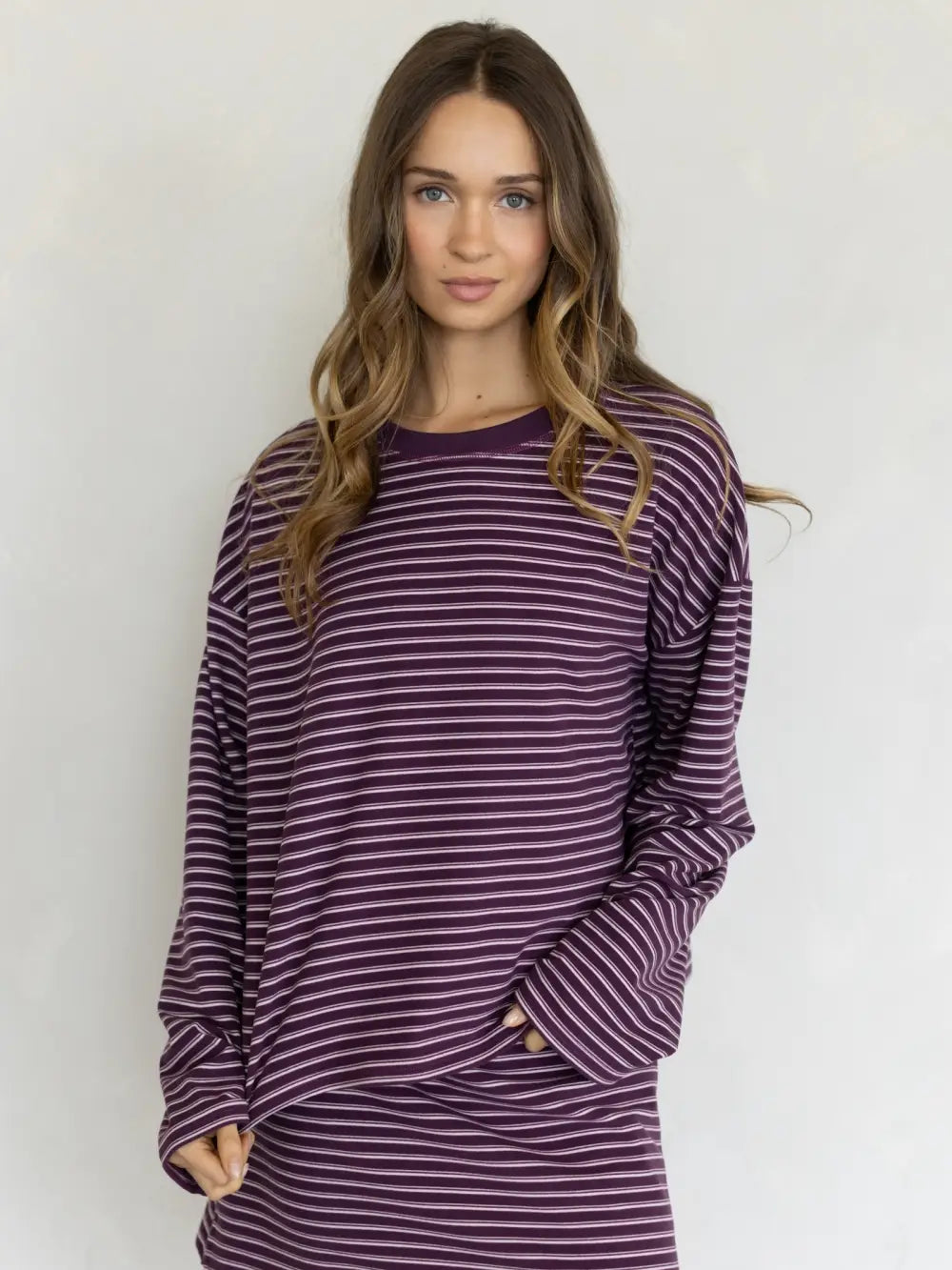 Loreen Purple Top
