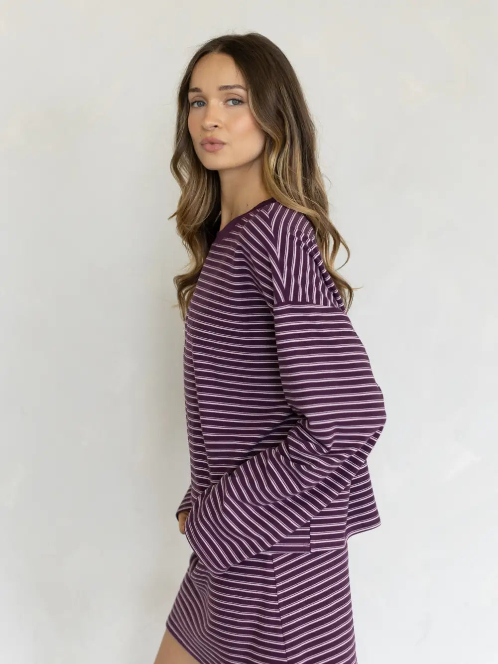 Loreen Purple Top