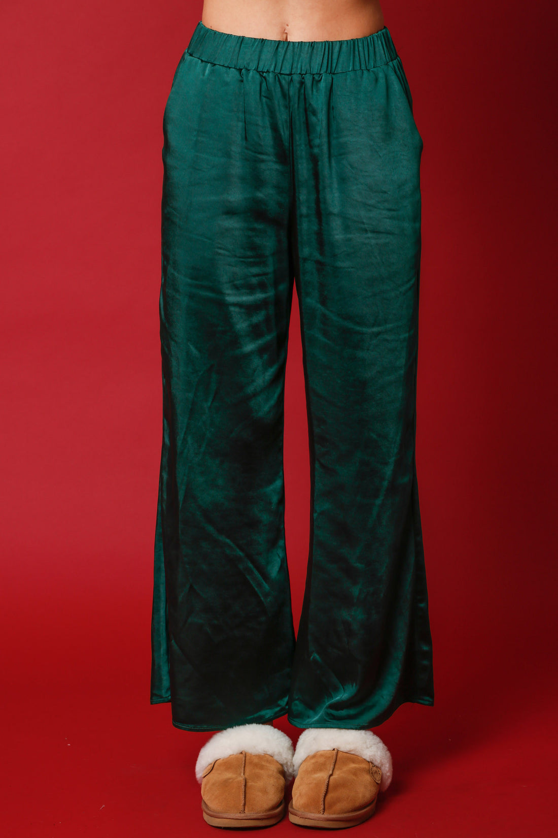 Hunter Green Christmas PJs PANTS