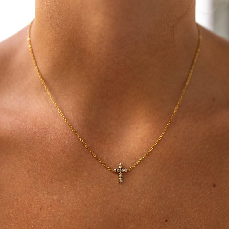 Boca Cross Necklace