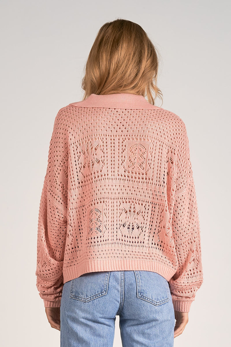 Pink Blossom Sweater