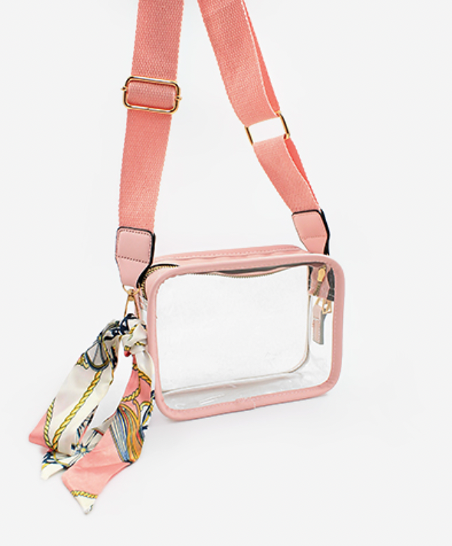 Gameday Clear/Pink Purse