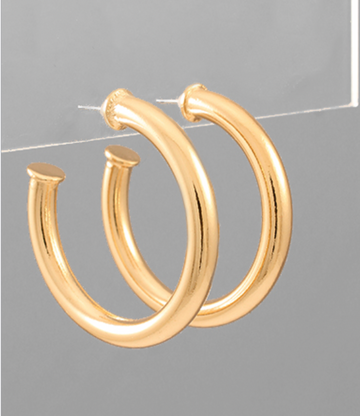 Basic Gold Hoops