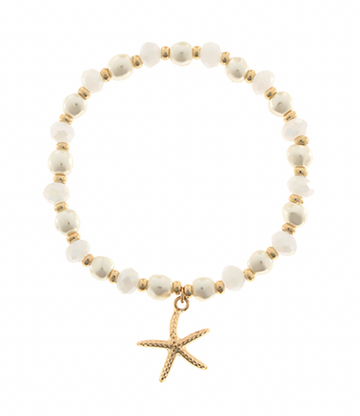 Starfish Pearl Bracelet