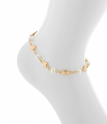 Pearl & Seashell Anklet