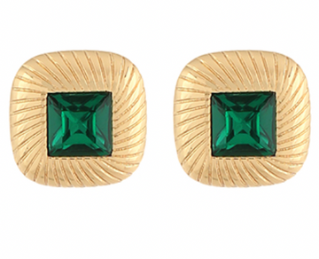 Green Stone Earring