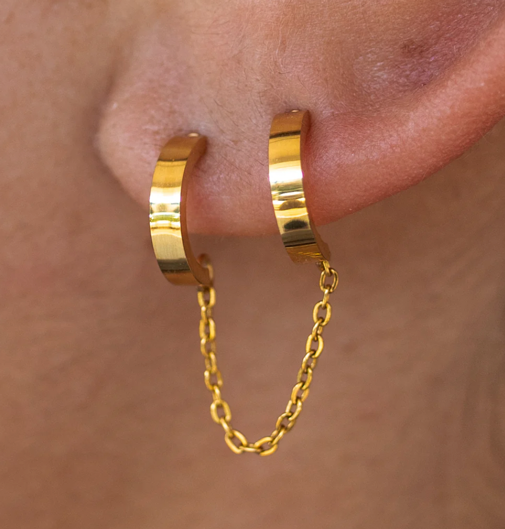 Sienna Hoops- Gold
