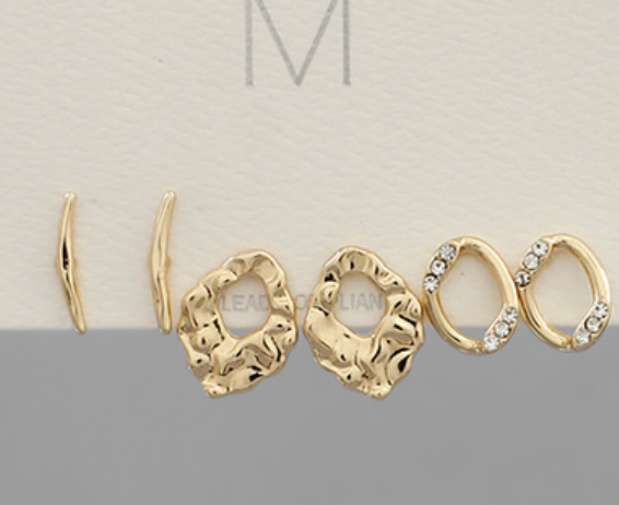 Oval Stud Set