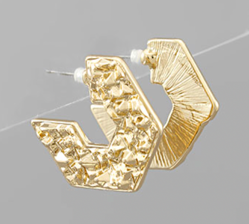 Hexagon Earring