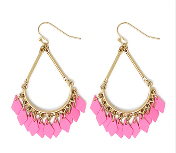 Pink Earring