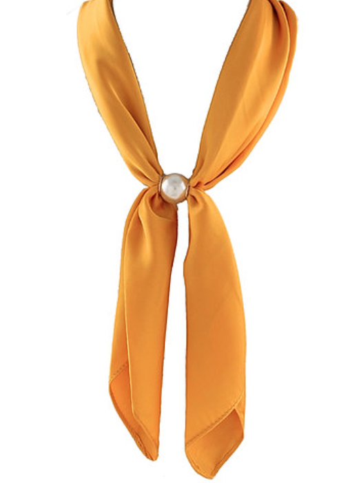 Pearl Long Scarf Necklace