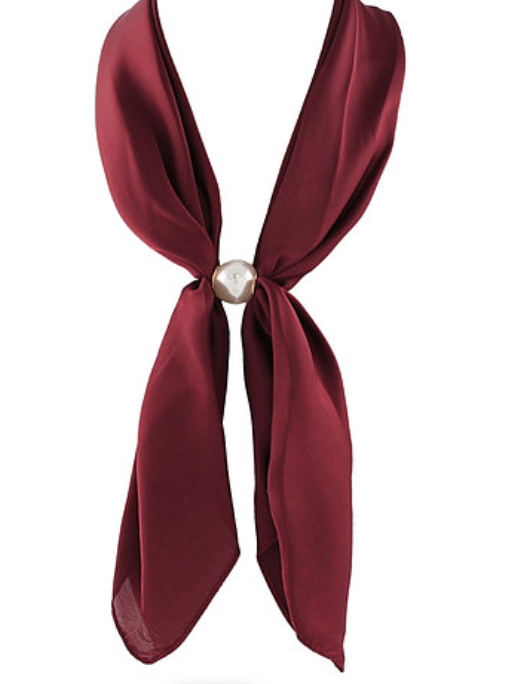 Pearl Long Scarf Necklace