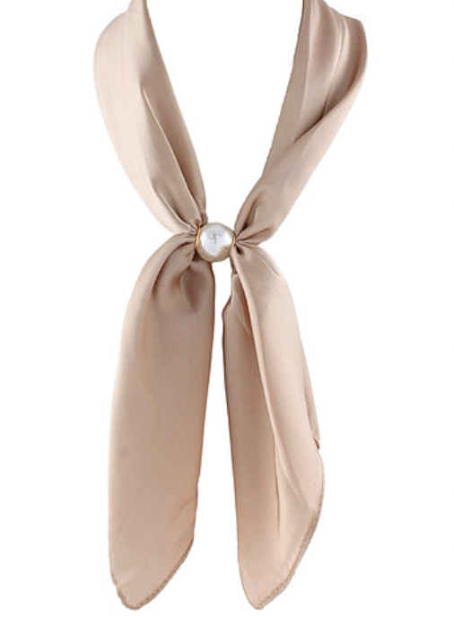 Pearl Long Scarf Necklace