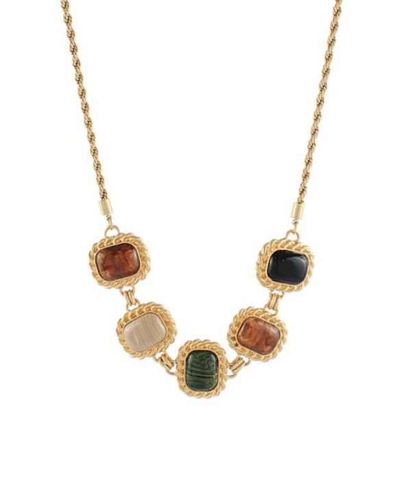 Multi Stone Necklace