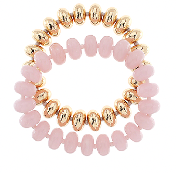 Set of Two Beaded Bracelets