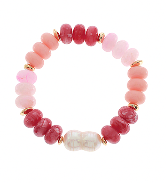 Multi-Color plus Pearl Bracelets