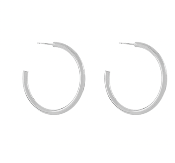 Big Silver Hoop