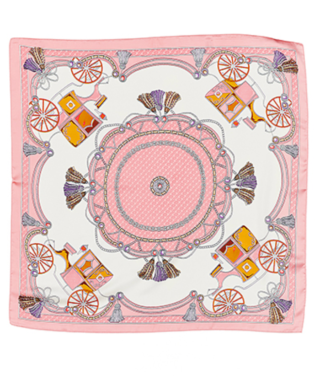 Carriage Print Silk Bandana