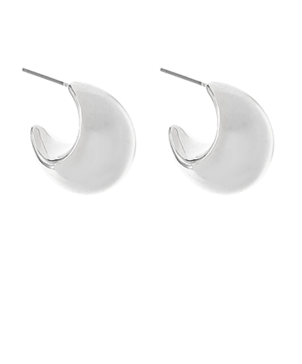 Puffy Gradual Metal Hoops