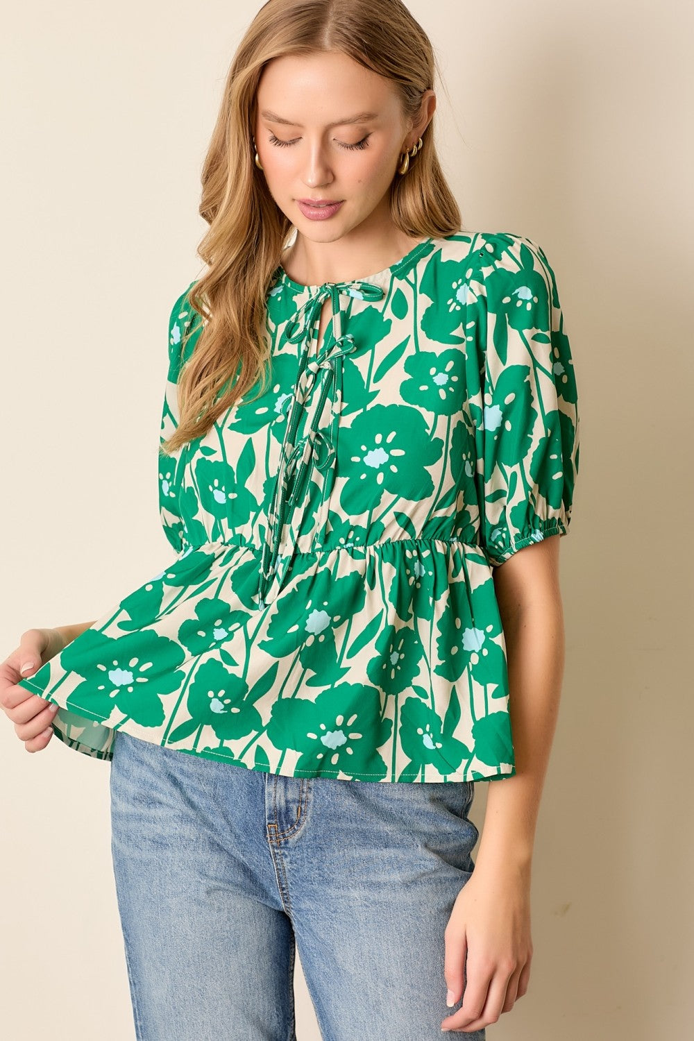 Garden Green Top