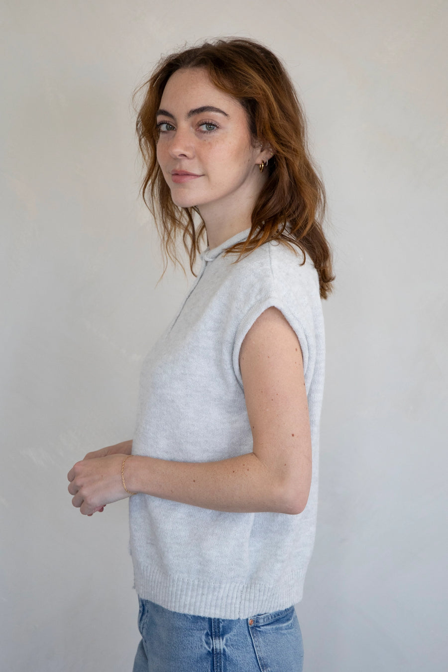 Piper Vest Top - GREY