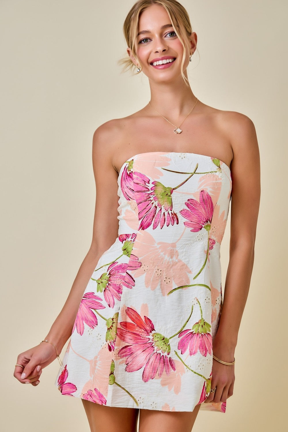 Summer Floral Mini Dress