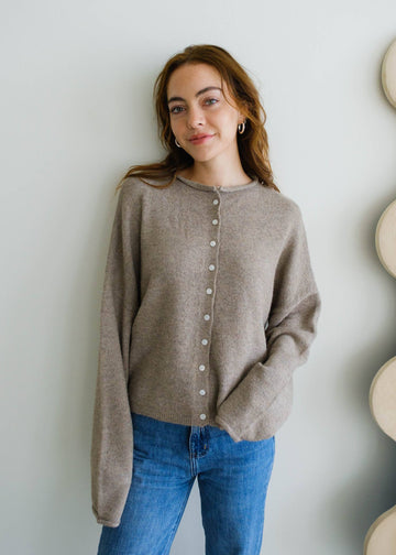 Mocha Piper Cardigan: Mocha