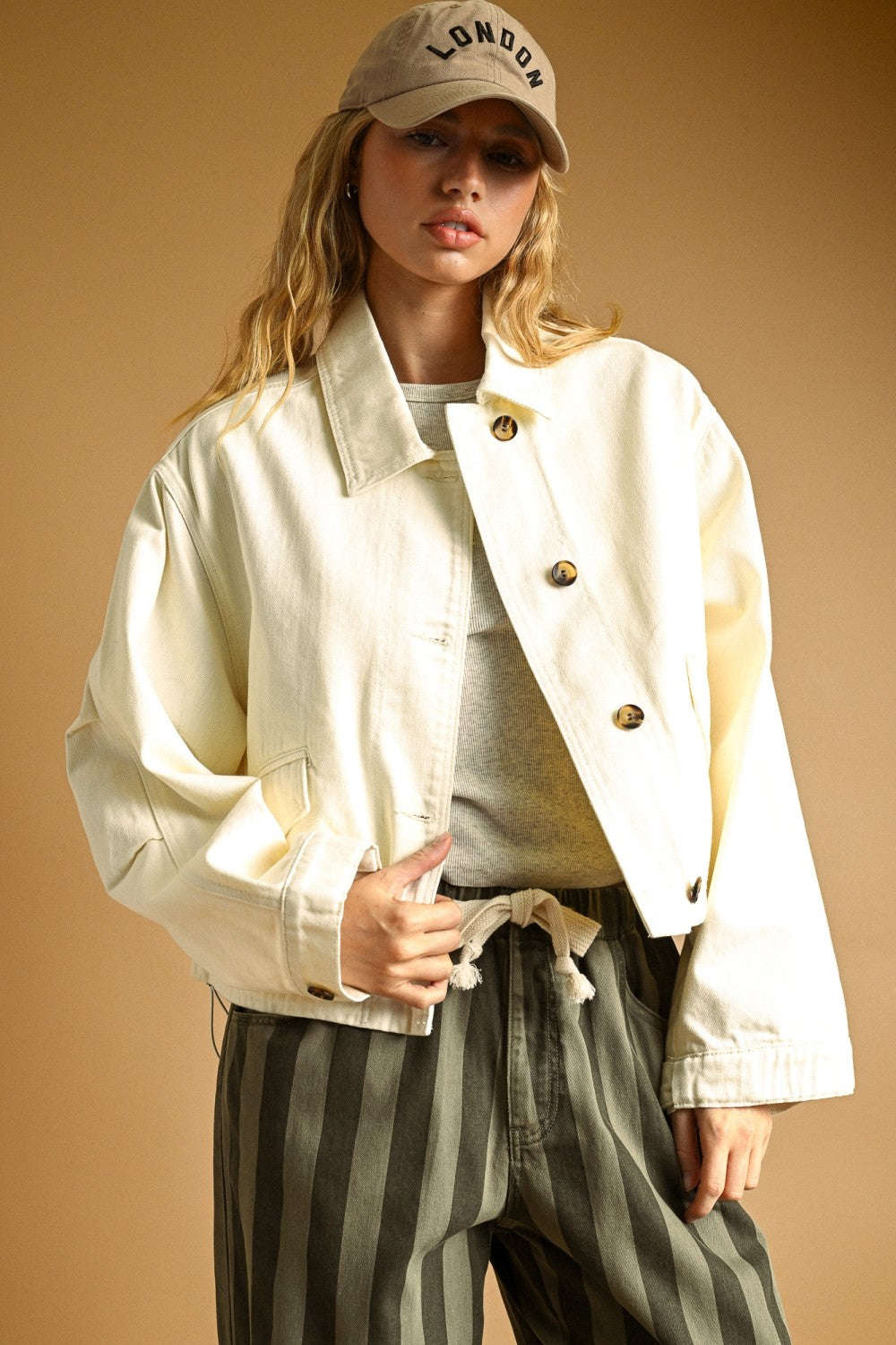 Cream Perfect Denim Jacket