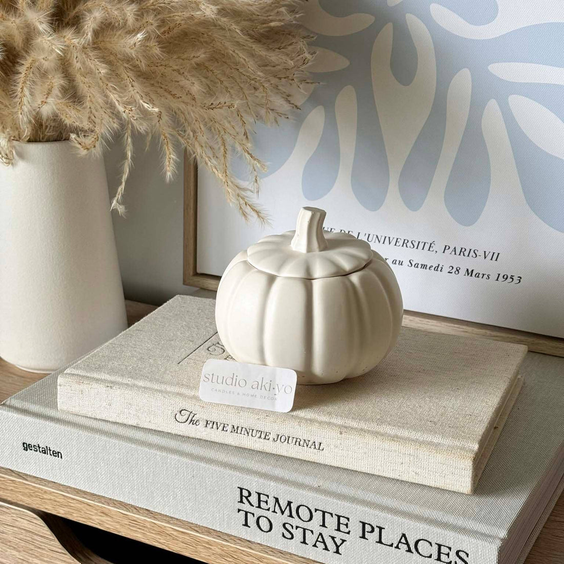 Pumpkin Chai Soy Wax Candle | Cozy Pumpkin Fall Autumn Home