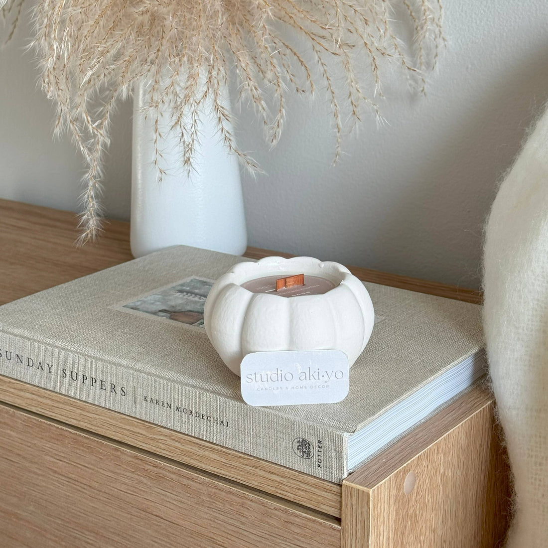 Pumpkin Patch Bourbon Soy Wax Candle | Cozy Fall Autumn Home