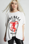 Fireball Whiskey One Size Sweatshirt/ Short Sleeve